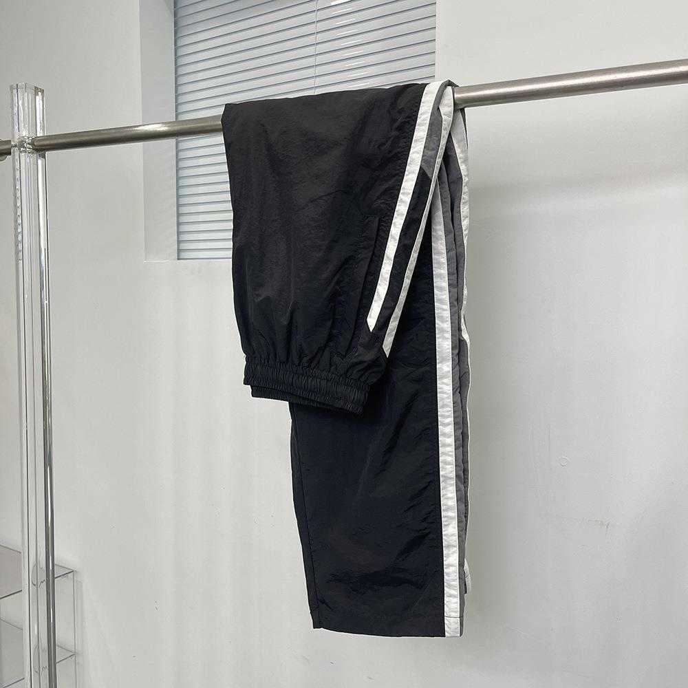 Women's Pants & Capris new loose double hook contrast embroidered small casual sports pants, Black
Women's Pants & Capris new loose double hook contrast embroidered small casual sports pants, Black