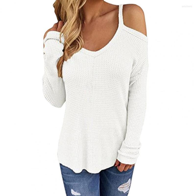 Women' Blouses Breathable Stylish Lady Autumn Shirt Cold Shoulder Sling Blouse Skin-Touching Women Top Elastic Female Clothing, Khaki 
Women' Blouses Breathable Stylish Lady Autumn Shirt Cold Shoulder Sling Blouse Skin-Touching Women Top Elastic Female Clothing, Khaki