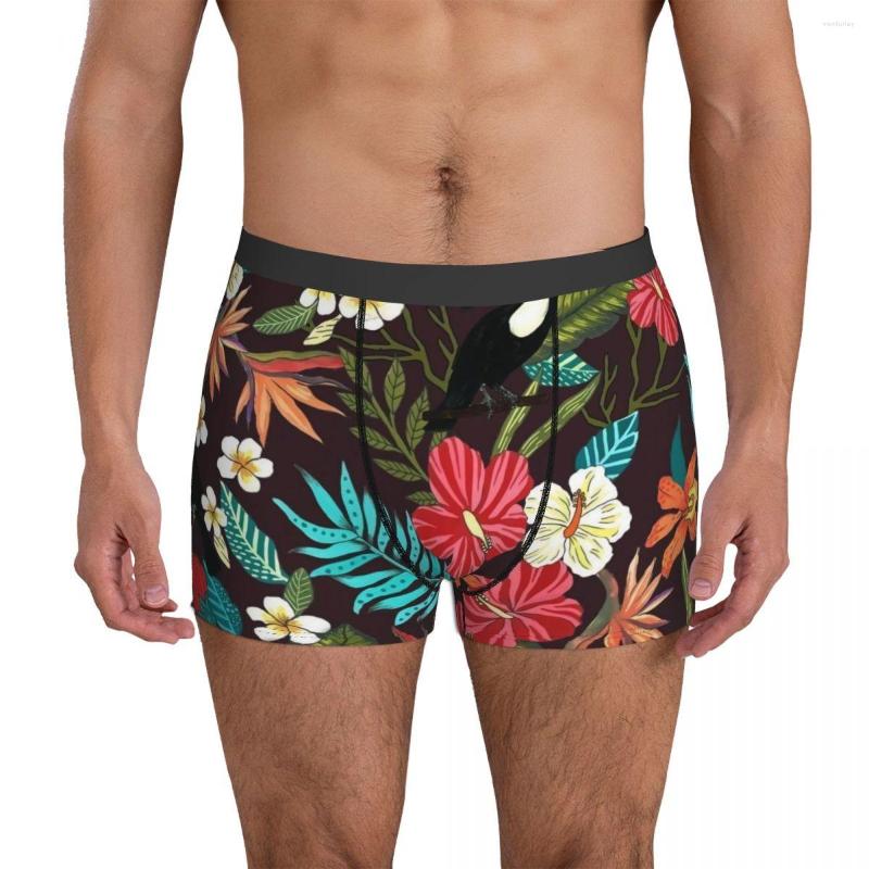 Underpants Colorful Flower Print Underwear Tropical Floral Bird Leaf Pouch Boxer Shorts Printed Brief Funny Men Panties Plus Size, 16
Underpants Colorful Flower Print Underwear Tropical Floral Bird Leaf Pouch Boxer Shorts Printed Brief Funny Men Panties Plus Size, 16