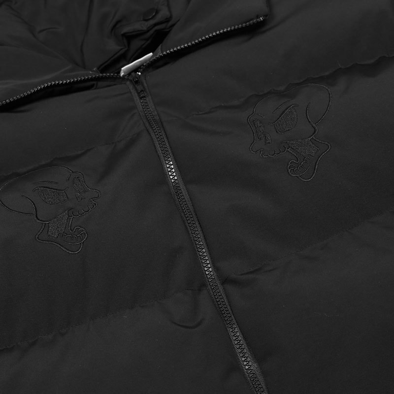 Mens Down Parkas Hip Hop Parkas Little Devil High Street Outwear Streetwear Embroidery Harajuku Cotton Fashion Jackets Skull Y2k Coat Men Winter 22101