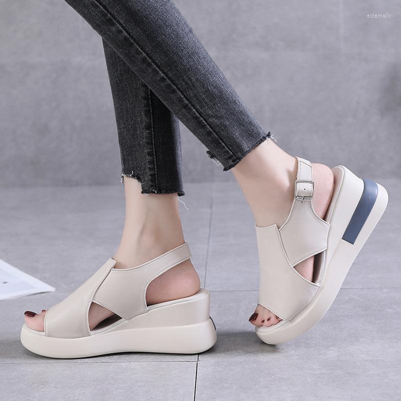 Sandals Woman Summer Vintage Wedge Buckle Casual Sewing Women Shoes Female Ladies Platform Retro Sandalias Plus Size 41 42, Beige
Sandals Woman Summer Vintage Wedge Buckle Casual Sewing Women Shoes Female Ladies Platform Retro Sandalias Plus Size 41 42, Beige