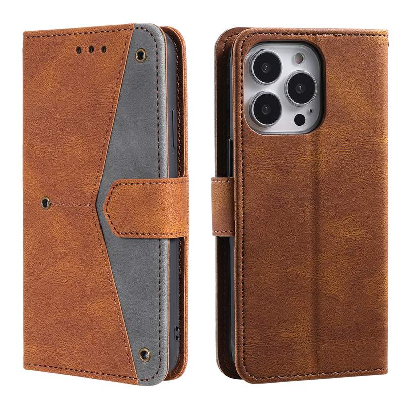 A17 Hand Feeling Leather Wallet Cases For Samsung S25 Edge A36 A56 S24 FE Plus S23 Ultra A07 A16 A06 A05 A05S A15 A35 Hybrid Contrast ID Holder Hit Fl