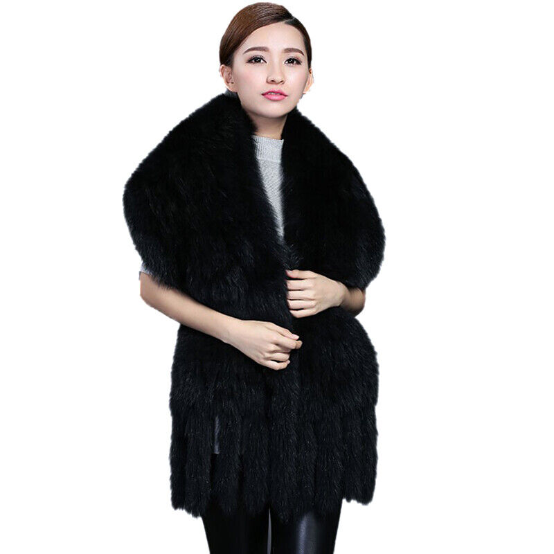 Real Fox Fur Cape Shawls For Women Winter Warm Scarf With Tassel Fluffy Soft For Party
Real Fox Fur Cape Shawls For Women Winter Warm Scarf With Tassel Fluffy Soft For Party