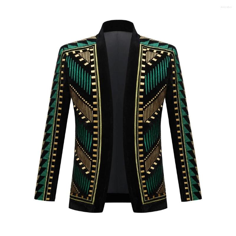 Men's Suits Men's Vintage Court Wedding Groom Suit Jackets Gold Green Embroidery Blazer Male Stars Singer Host Bar Show Stage Costume, Black
Men's Suits Men's Vintage Court Wedding Groom Suit Jackets Gold Green Embroidery Blazer Male Stars Singer Host Bar Show Stage Costume, Black