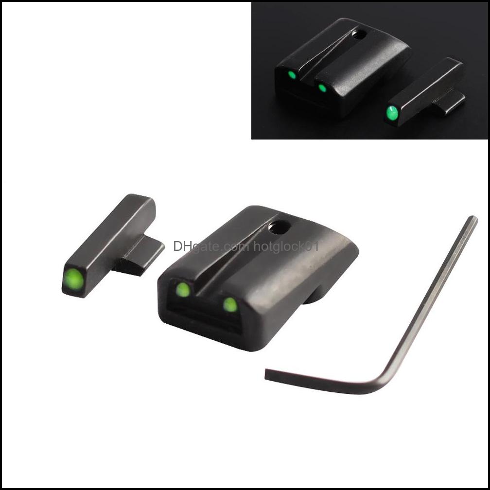 Others Tactical Accessories Green Fiber Optic Night Sights For 1911 9Mm .40 Pistol Gun Cut Novak Lomount .270/.450 Front And Rear Glo Otdun
Others Tactical Accessories Green Fiber Optic Night Sights For 1911 9Mm .40 Pistol Gun Cut Novak Lomount .270/.450 Front And Rear Glo Otdun