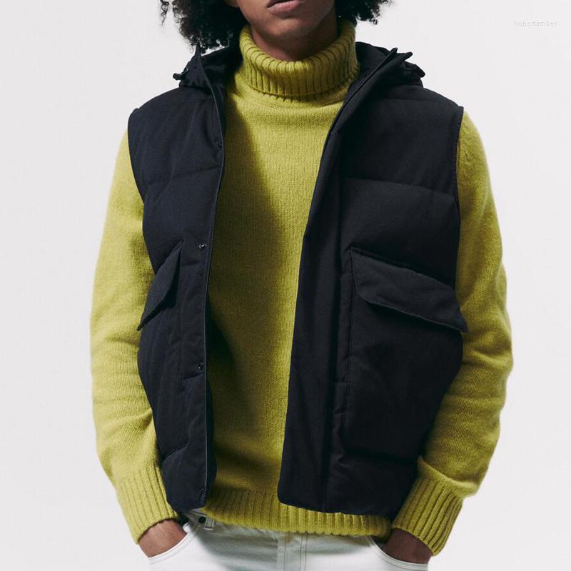 Men' Vests 2022 Autumn Winter Men Hooded Tricolor Cotton Vest Casual All-match Stand Collar Pocket Decoration Sleeveless Waistcoat Tops, Photo color
Men' Vests 2022 Autumn Winter Men Hooded Tricolor Cotton Vest Casual All-match Stand Collar Pocket Decoration Sleeveless Waistcoat Tops, Photo color