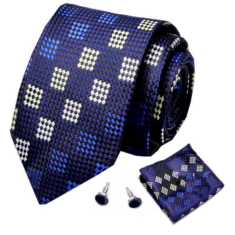 21 Style Luxury Groom Ties Red Paisley Black Men's Tie Wedding Accessories Neck Dot Paisley Handkerchief Cufflinks Lapel Pin Gift For Men