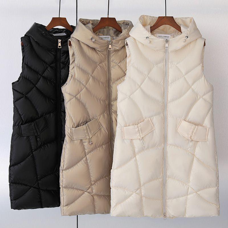Women's Vests 2022 Autumn And Winter Vest Women Coat Mid-Length Hooded Casual Wild Outerwear Sleeveless Jacket, Beige
Women's Vests 2022 Autumn And Winter Vest Women Coat Mid-Length Hooded Casual Wild Outerwear Sleeveless Jacket, Beige
