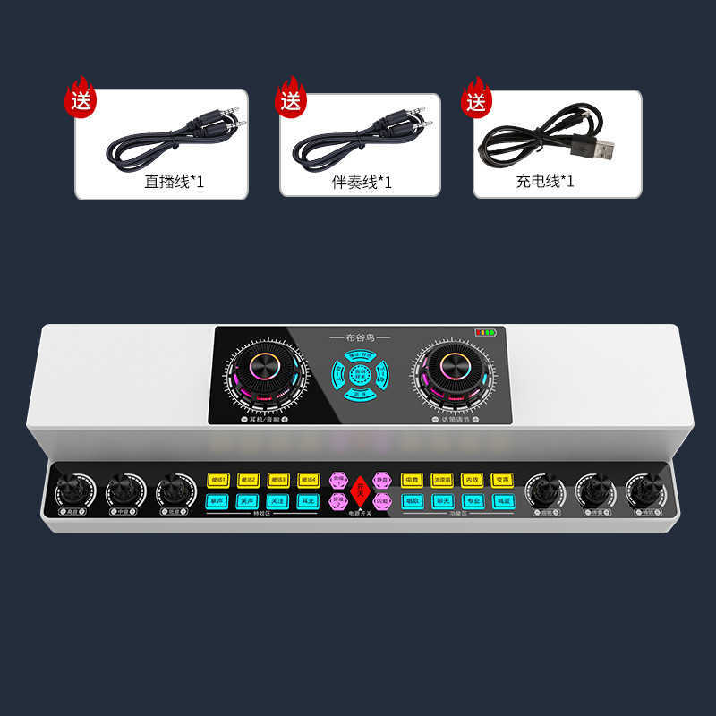 Y6 Cuckoo live singing sound card audio allinone machine indoor and outdoor square dance karaoke wireless Bluetooth speaker