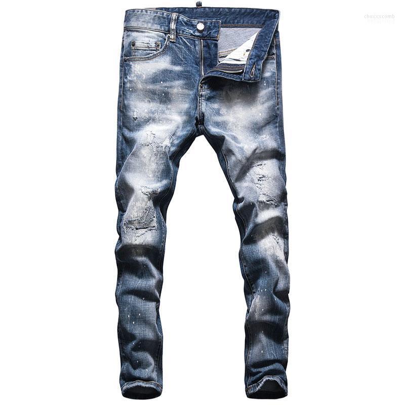 Men's Jeans Men's Italian Style Fashion Men Streetwear Retro Light Blue Slim Fit Ripped Brand Designer Distressed Denim Punk Pants
Men's Jeans Men's Italian Style Fashion Men Streetwear Retro Light Blue Slim Fit Ripped Brand Designer Distressed Denim Punk Pants