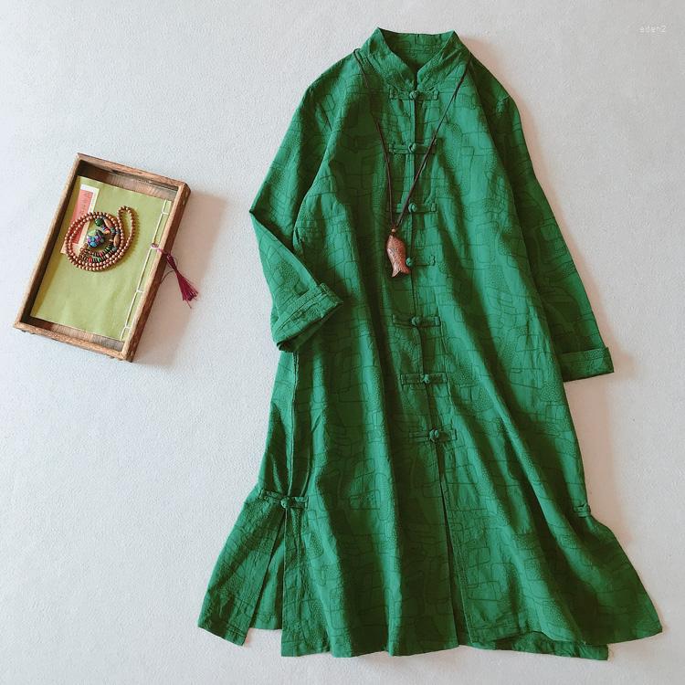 Women's Trench Coats Women Solid Color Cotton Linen Cardigan 2022 Autumn Winter Loose Buckles Retro Casual Fashion Long Coat Female, Black
Women's Trench Coats Women Solid Color Cotton Linen Cardigan 2022 Autumn Winter Loose Buckles Retro Casual Fashion Long Coat Female, Black