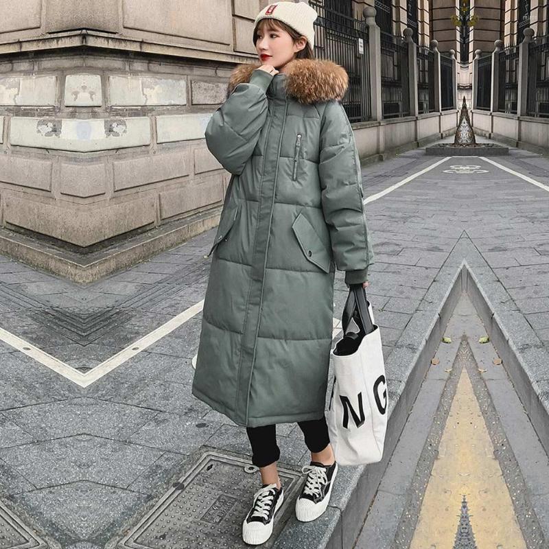 Women's Trench Coats 2022 Long Winter Coat Women Hooded Down Parka Ladies Warm Jacket Loose Big Fur Collar Woman, Beige
Women's Trench Coats 2022 Long Winter Coat Women Hooded Down Parka Ladies Warm Jacket Loose Big Fur Collar Woman, Beige
