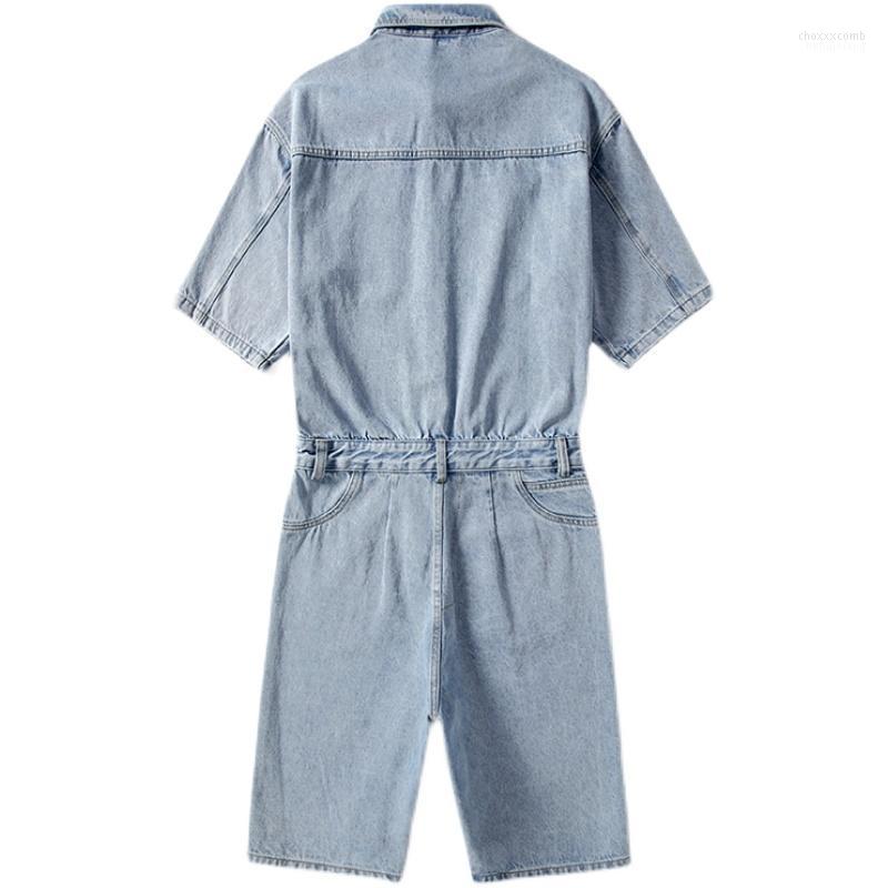 Men' Jeans Men' 2022 Summer Short Sleeve Overalls Korean Light Blue Loose Denim Workwear Couple' Shorts Jumpsuit Trend Clothes, Sky blue
Men' Jeans Men' 2022 Summer Short Sleeve Overalls Korean Light Blue Loose Denim Workwear Couple' Shorts Jumpsuit Trend Clothes, Sky blue