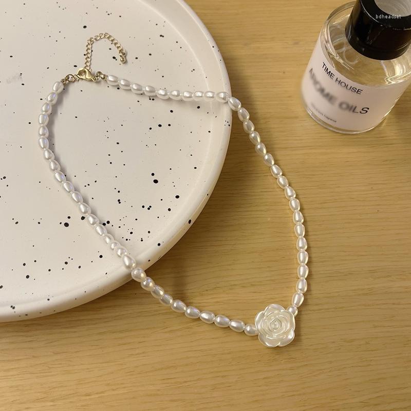 Choker French Graceful Female Imitation Pearl Flower Necklace Temperament Fashion Women's Jewelry Accessories
Choker French Graceful Female Imitation Pearl Flower Necklace Temperament Fashion Women's Jewelry Accessories