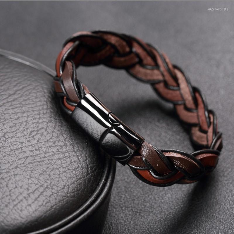 Charm Bracelets Megin D Punk Personality Genuine Leather Stainless Steel For Men Women Couple Friend Fashion Gift Jewelry
Charm Bracelets Megin D Punk Personality Genuine Leather Stainless Steel For Men Women Couple Friend Fashion Gift Jewelry