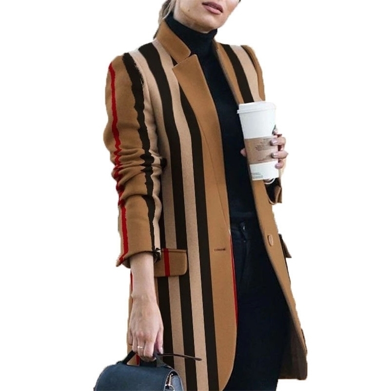 Women's Wool Blends Women's Wool Blends Coats Winter Autumn Fashion Lapel Printed Slim Long Woolen Ladies Overcoat Outerwear 5XL 221010, 001
Women's Wool Blends Women's Wool Blends Coats Winter Autumn Fashion Lapel Printed Slim Long Woolen Ladies Overcoat Outerwear 5XL 221010, 001