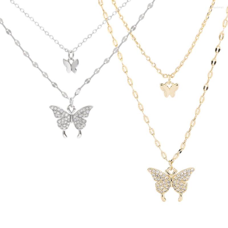 Choker Butterfly Necklace Multilayer Fashion Dainty Shiny Collar Clavicle Chain Pendant For Party Birthday Female Women Ladies
Choker Butterfly Necklace Multilayer Fashion Dainty Shiny Collar Clavicle Chain Pendant For Party Birthday Female Women Ladies