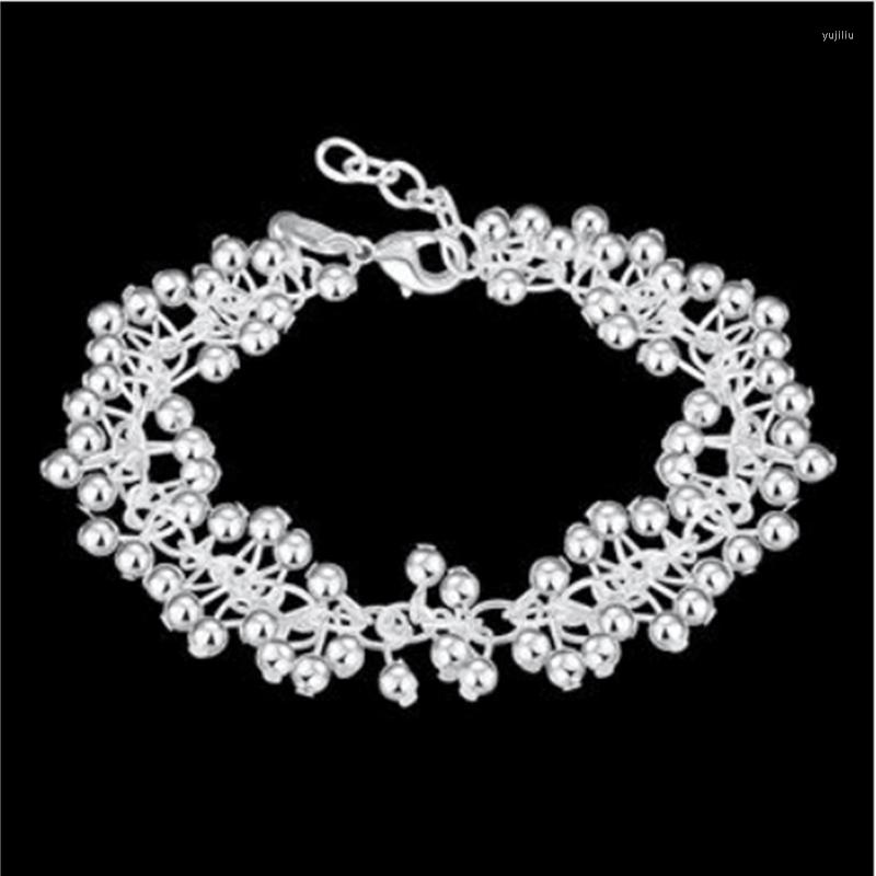 Link Bracelets Wholesale Top Quality Fashion Jewelry 925 Sterling Silver Women Bracelet Wedding Party Gift
Link Bracelets Wholesale Top Quality Fashion Jewelry 925 Sterling Silver Women Bracelet Wedding Party Gift