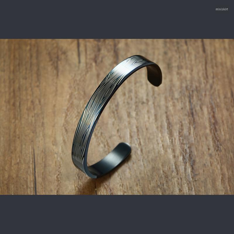 Bangle Classic Stainless Steel Open Cuff Bangles Male Engraved Bracelets Charm For Men Jewelry Pulseira Bijoux
Bangle Classic Stainless Steel Open Cuff Bangles Male Engraved Bracelets Charm For Men Jewelry Pulseira Bijoux