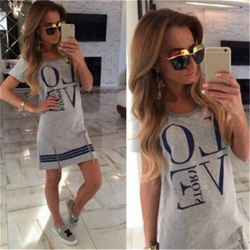 Women' T Shirts LOVE Print Fashion T-shirt Women' Clothing Female Solid O Neck Short Sleeve Long Casual Shirt With Zipper Tops, Gray
Women' T Shirts LOVE Print Fashion T-shirt Women' Clothing Female Solid O Neck Short Sleeve Long Casual Shirt With Zipper Tops, Gray