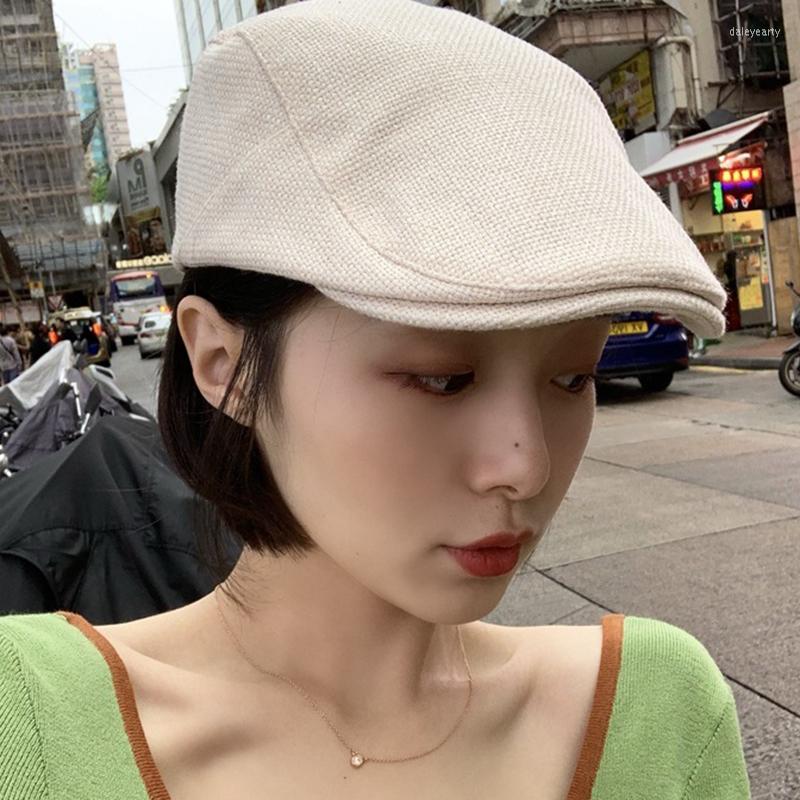 Berets Summer Women Hat Beret All-match Fashion Trendy Forward Thin Painter Cap Adjustable Size, Beige
Berets Summer Women Hat Beret All-match Fashion Trendy Forward Thin Painter Cap Adjustable Size, Beige