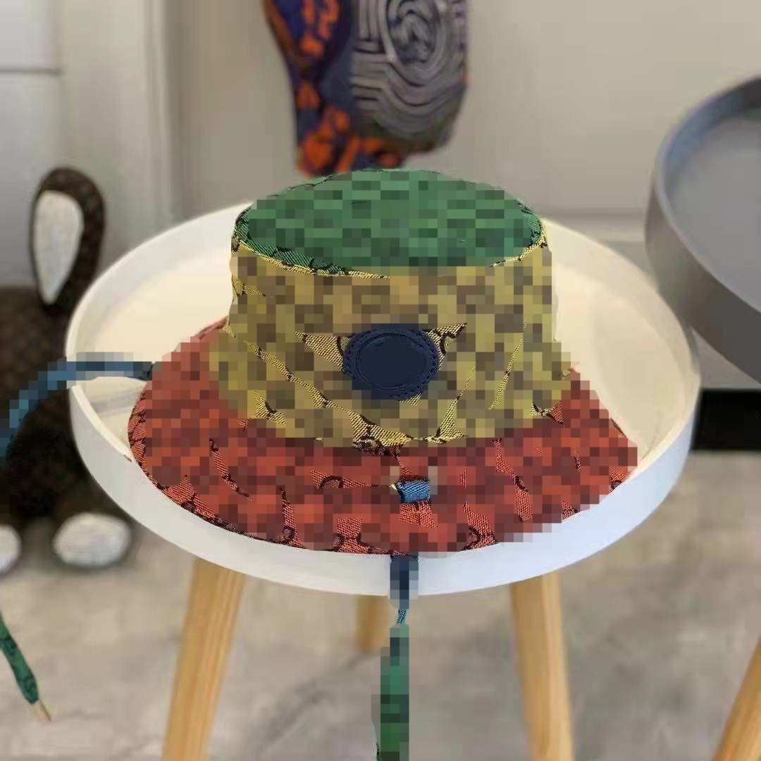 wide brim hats fashion twosided colorful belt casual women and men bucket hat, Multi
wide brim hats fashion twosided colorful belt casual women and men bucket hat, Multi