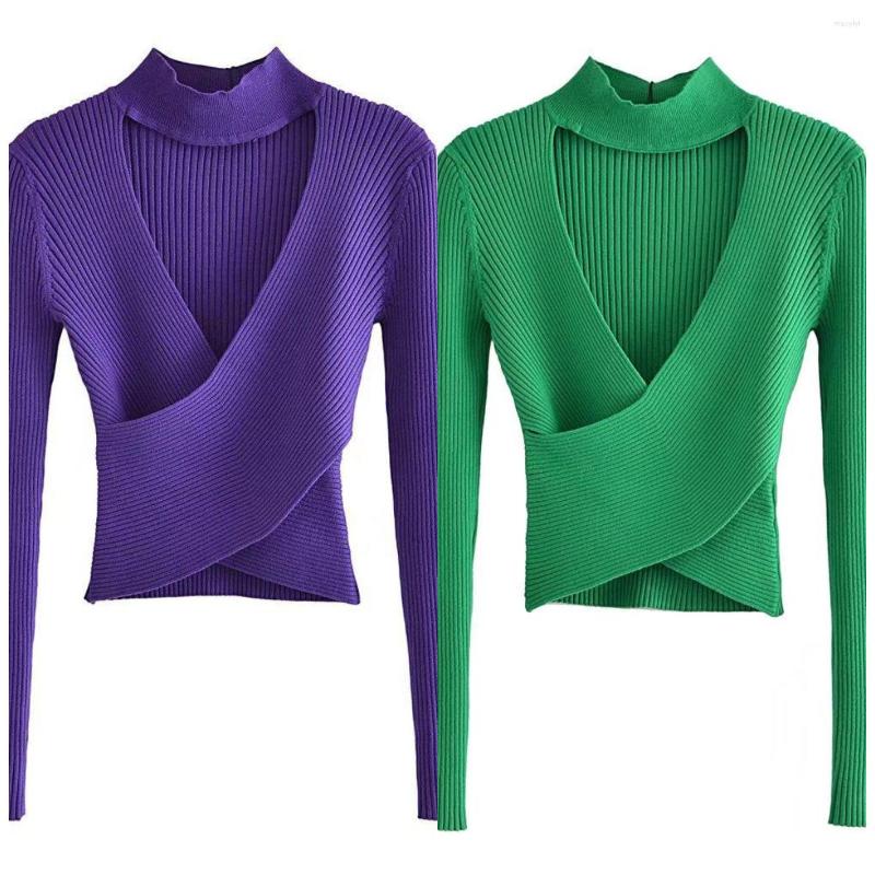 Women's Sweaters Pinkou Women Sexy Knitwear Slim Sweater Cross V Neck Cut Out Design Fit Long Sleeve Party Club Short Crop Top HA170, Purple
Women's Sweaters Pinkou Women Sexy Knitwear Slim Sweater Cross V Neck Cut Out Design Fit Long Sleeve Party Club Short Crop Top HA170, Purple