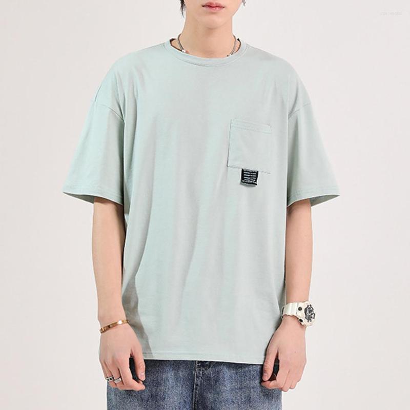 Men's T Shirts Solid Color Chest Pocket Shirt Mens Cotton T-shirts Summer Tee Boy Vintage Short Sleeve Fashion Tshirt Tops Streetwear, Green
Men's T Shirts Solid Color Chest Pocket Shirt Mens Cotton T-shirts Summer Tee Boy Vintage Short Sleeve Fashion Tshirt Tops Streetwear, Green