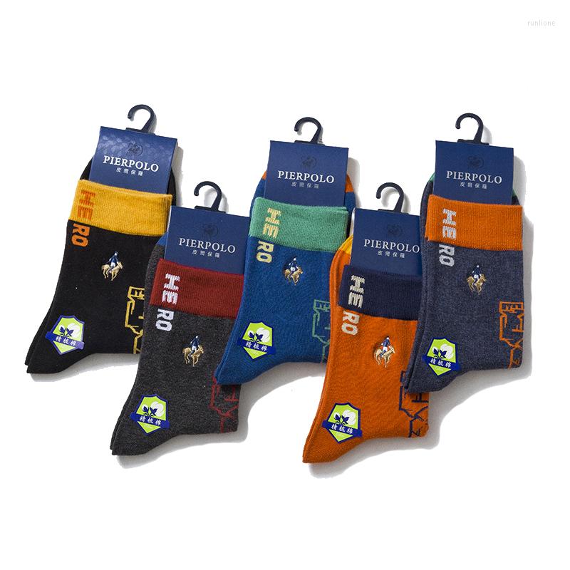 Men's Socks PIER POLO Fashion Brand Men 5 Pairs/Lot Crew Cotton Embroidery HERO For, 113
Men's Socks PIER POLO Fashion Brand Men 5 Pairs/Lot Crew Cotton Embroidery HERO For, 113