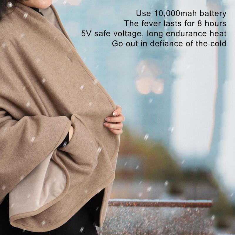 Bandanas Double Side 5V2A 150cm X70cm Soft Flannel Heating Blanket Throws Electric Thermal Blankets Queen Size Bed Heats Up Fast US Plug
Bandanas Double Side 5V2A 150cm X70cm Soft Flannel Heating Blanket Throws Electric Thermal Blankets Queen Size Bed Heats Up Fast US Plug