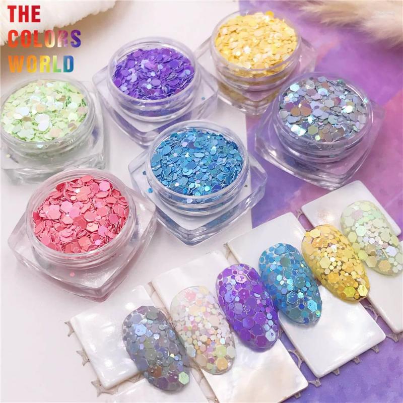 

Nail Glitter TCT-441 Chunky Mix Hexagon Art Decoration Tumbler Crafts DIY Handwork Accessories Festival Party Supplier