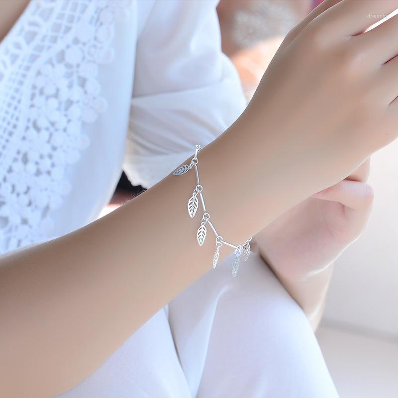 Anklets Exquisite Leaf Shaped Girl Silver 925 Jewelry Top Quality Female Bracelets For Women Engagement Party Bijou
Anklets Exquisite Leaf Shaped Girl Silver 925 Jewelry Top Quality Female Bracelets For Women Engagement Party Bijou