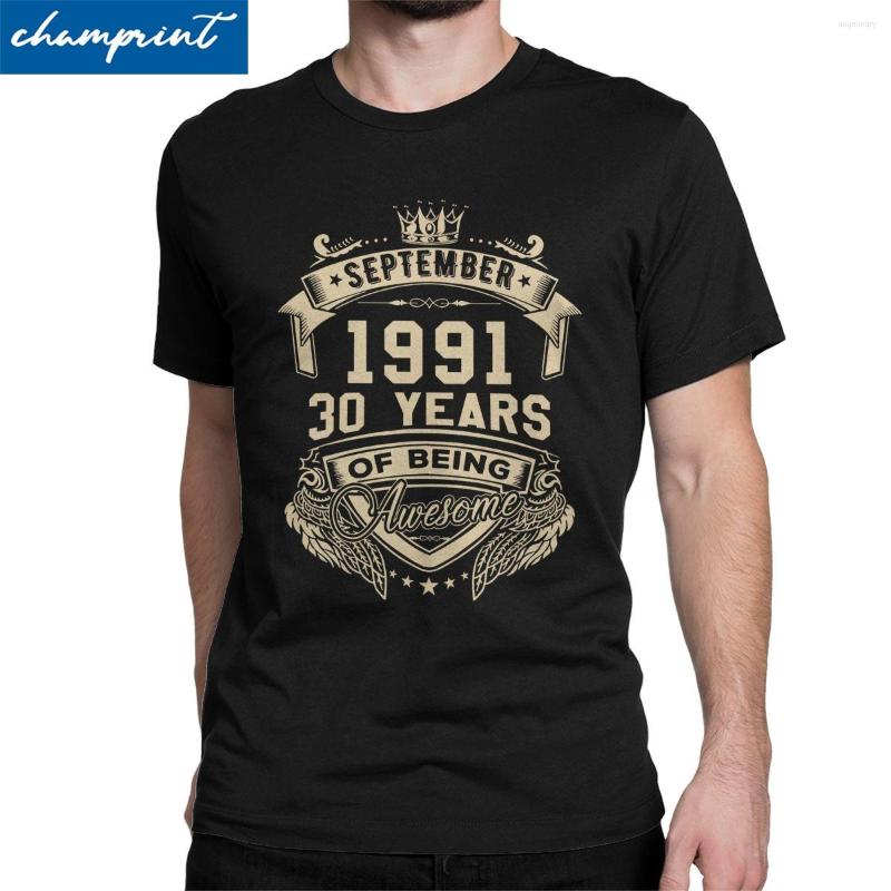 Men' T Shirts Men Women In September 1991 30 Years Of Being Awesome 30th Birthday Gift Round Collar Tee Shirt Idea T-Shirts, Black
Men' T Shirts Men Women In September 1991 30 Years Of Being Awesome 30th Birthday Gift Round Collar Tee Shirt Idea T-Shirts, Black