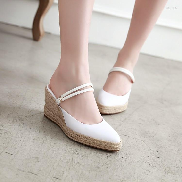 Slippers PXELENA Large Size 34-43 Women Slides Platform Wedge High Heels 2022 Summer Ladies Sandals Female Shoes Black White
Slippers PXELENA Large Size 34-43 Women Slides Platform Wedge High Heels 2022 Summer Ladies Sandals Female Shoes Black White
