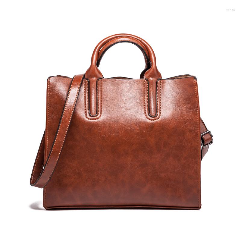 Evening Bags European And American Style Women Bag Oil Wax Women's Leather Handbags Luxury Lady Hand Pocket Messenger Big Tote, Black
Evening Bags European And American Style Women Bag Oil Wax Women's Leather Handbags Luxury Lady Hand Pocket Messenger Big Tote, Black