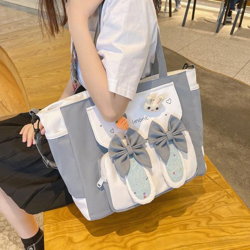 Evening Bags Japanese College Style Lovely Women Shoulder Bag Girl Funny Bow Handbag Messenger Crossbody Sweet Lady Tote Shopper, Black
Evening Bags Japanese College Style Lovely Women Shoulder Bag Girl Funny Bow Handbag Messenger Crossbody Sweet Lady Tote Shopper, Black