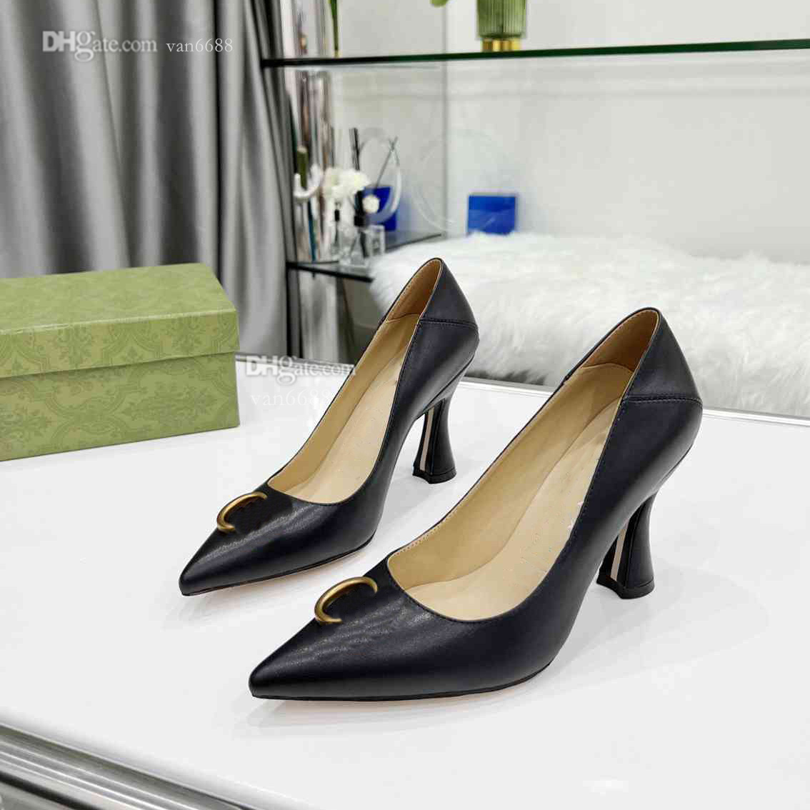 Classic Designer G Women Dress Shoes Fashion High Heels Sexy Red Heels Wedding Pumps Luxury Leather Mid-Heel sdfdg, 25-7.5cm
Classic Designer G Women Dress Shoes Fashion High Heels Sexy Red Heels Wedding Pumps Luxury Leather Mid-Heel sdfdg, 25-7.5cm