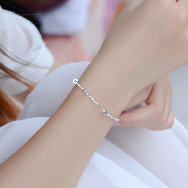 Anklets Everoyal Charm Square Silver For Women Birthday Gift Trendy Girl 925 Bracelets Female Accessories Summer
Anklets Everoyal Charm Square Silver For Women Birthday Gift Trendy Girl 925 Bracelets Female Accessories Summer