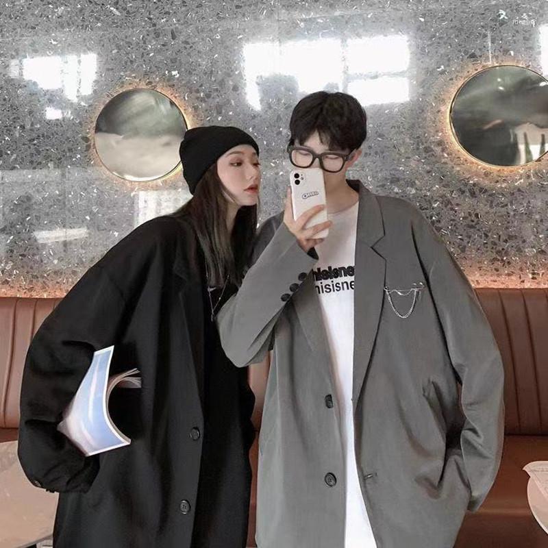 Men's Suits 2022 Men's Korean Style Loose Outerwear Handsome Suit Jackets Couple Blazers Uniform Coats Single Western-style Clothes, Jcf a2 grey
Men's Suits 2022 Men's Korean Style Loose Outerwear Handsome Suit Jackets Couple Blazers Uniform Coats Single Western-style Clothes, Jcf a2 grey