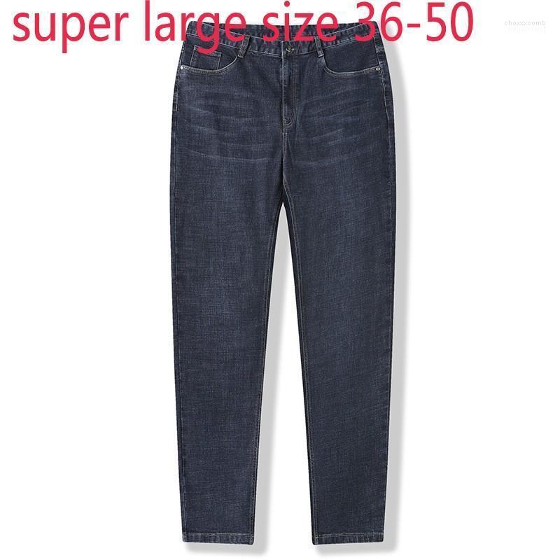 Men's Jeans Men's Fashion Super Large Autumn Winter Men Casual Straight Trousers Zipper Loose Full Length Plus Size 36 -45 46 48 50
Men's Jeans Men's Fashion Super Large Autumn Winter Men Casual Straight Trousers Zipper Loose Full Length Plus Size 36 -45 46 48 50