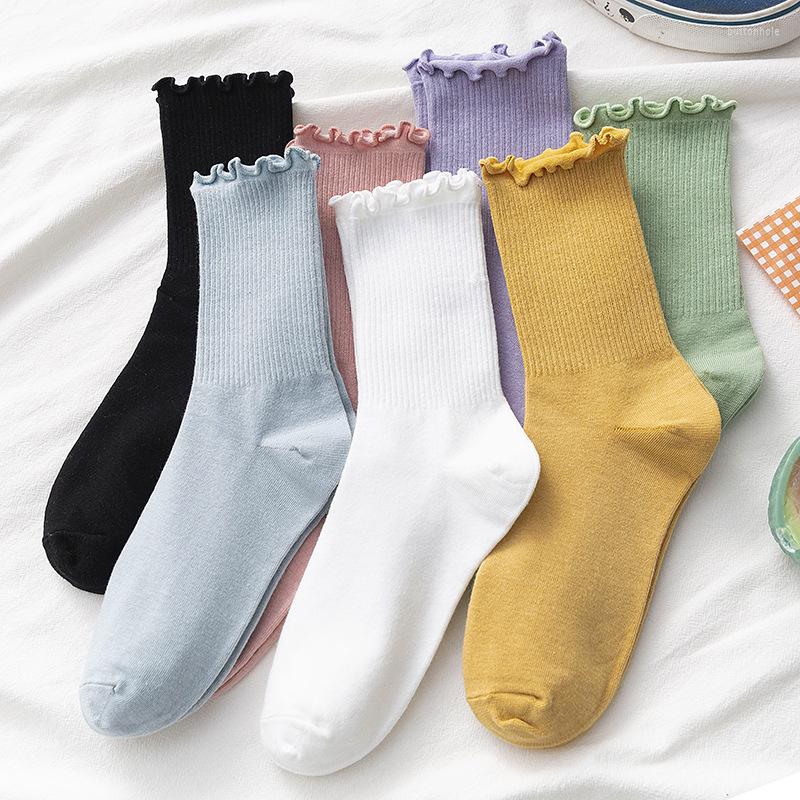 Women Socks 2 Pairs White Kawaii Cute Frilly Ruffle Cotton Japanese Fashion Purple Woman Crew Female, Green
Women Socks 2 Pairs White Kawaii Cute Frilly Ruffle Cotton Japanese Fashion Purple Woman Crew Female, Green
