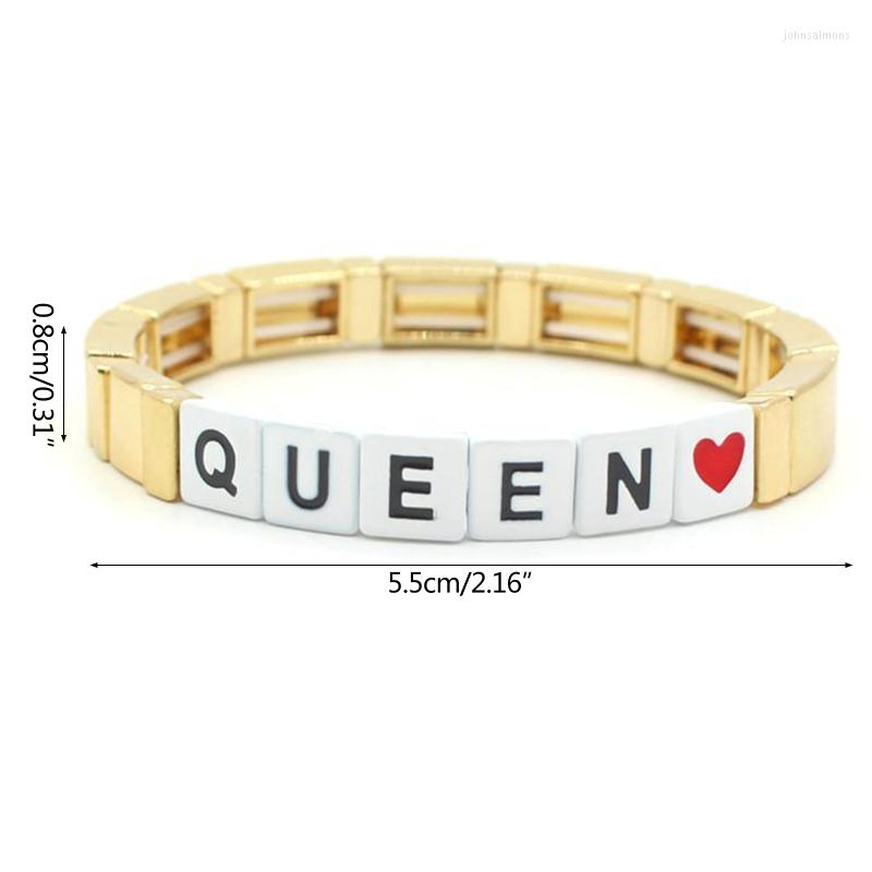Charm Bracelets European And American Personality Enamel Gold Letter Word Bracelet Can Be Stacked Painted Nectarine Heart
Charm Bracelets European And American Personality Enamel Gold Letter Word Bracelet Can Be Stacked Painted Nectarine Heart
