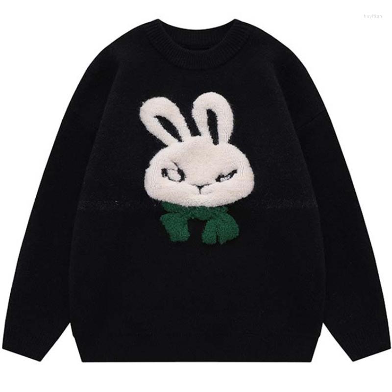 Men' Sweaters High Street Crew Neck Sweater Men Embroidery Rabit Oversized Pullovers Loose Causal Couple Full Jumpers Streetwear Autumn, Black
Men' Sweaters High Street Crew Neck Sweater Men Embroidery Rabit Oversized Pullovers Loose Causal Couple Full Jumpers Streetwear Autumn, Black