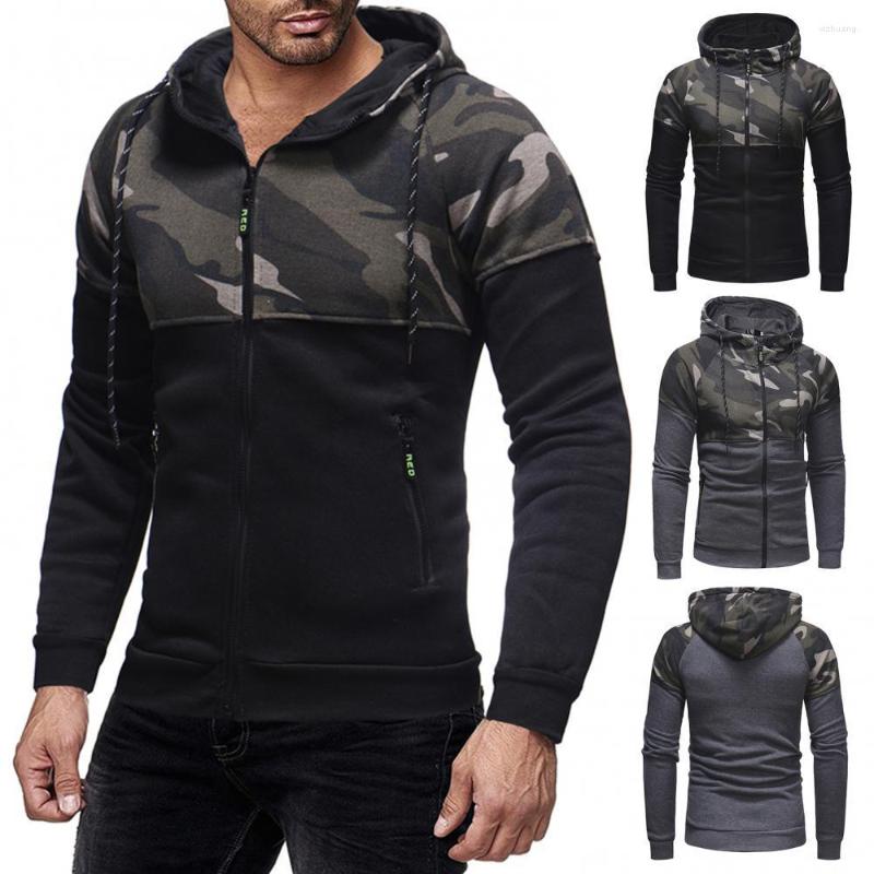 Men's Hoodies Sweatshirts Zipper Casual Slim Long Sleeve Camouflage Pocket Hooded Male Clothing, Black
Men's Hoodies Sweatshirts Zipper Casual Slim Long Sleeve Camouflage Pocket Hooded Male Clothing, Black