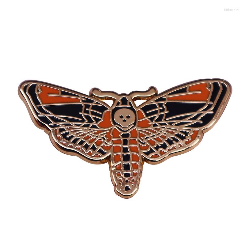Brooches Horror Film Silence Of The Lambs Hannibal Moth Enamel Pin Goth Skeleton Butterfly Brooch Death Head Skull Moths Badge
Brooches Horror Film Silence Of The Lambs Hannibal Moth Enamel Pin Goth Skeleton Butterfly Brooch Death Head Skull Moths Badge