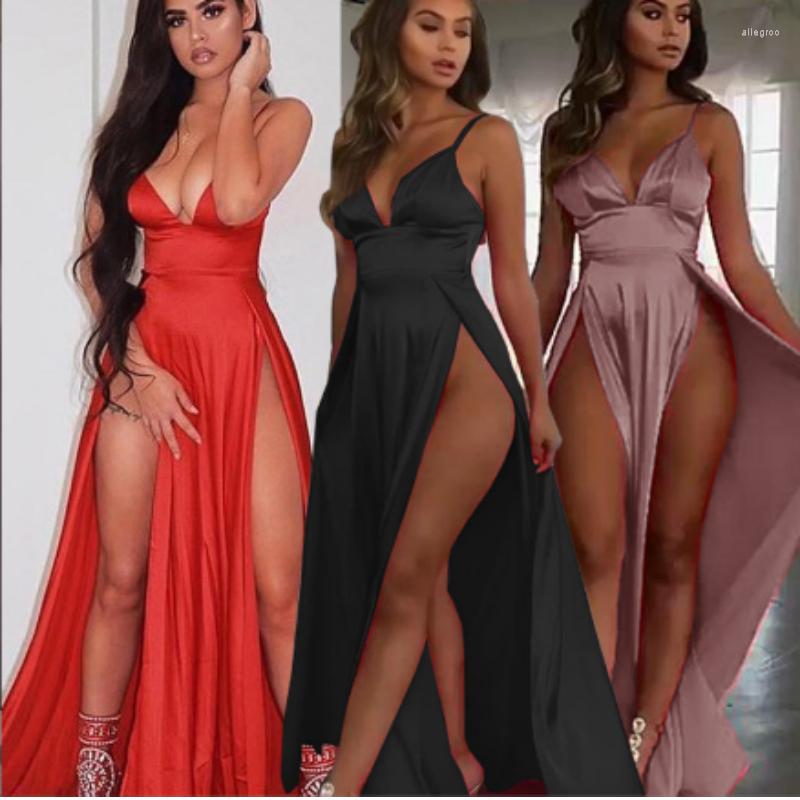 Casual Dresses Satin Sexy Low Cut Corset Show Legs Nightclub Party Women' Dress Evening Long Sling, Black
Casual Dresses Satin Sexy Low Cut Corset Show Legs Nightclub Party Women' Dress Evening Long Sling, Black