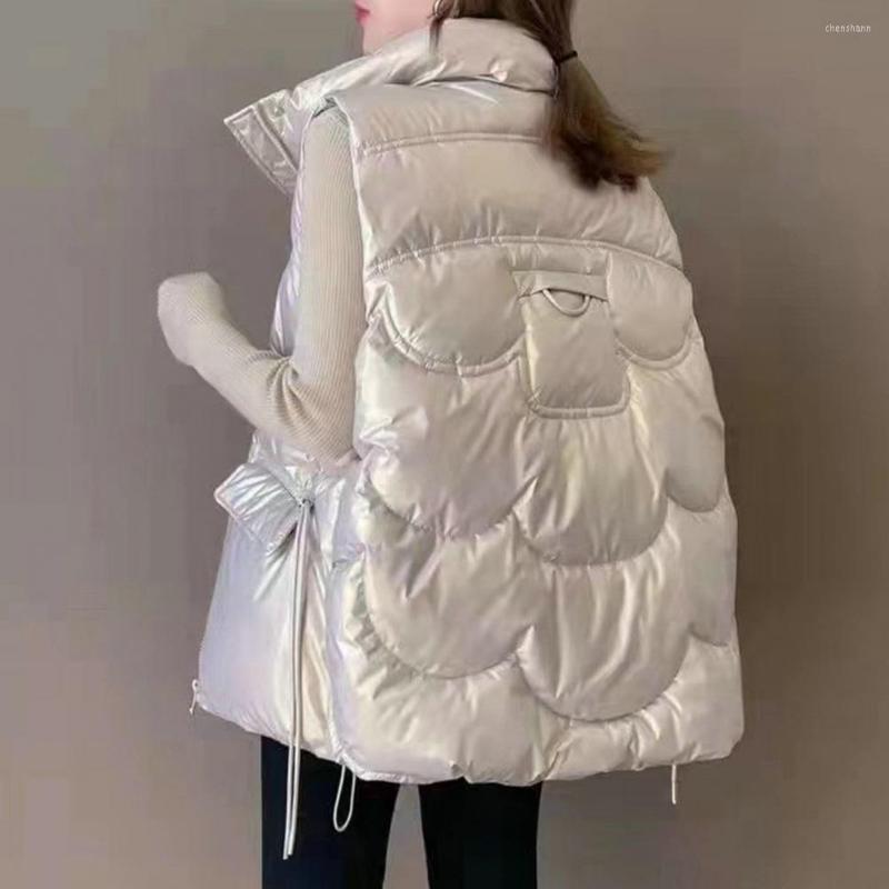 Women's Vests Puffer Vest Simple Autumn Winter Women Solid Loose Padded Comfy Waistcoat, Beige
Women's Vests Puffer Vest Simple Autumn Winter Women Solid Loose Padded Comfy Waistcoat, Beige