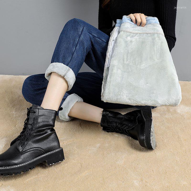 Women's Jeans 2022 Winter Warm Women's Thickening Velvet High Waist Slim Denim Harem Pants Ankle-length Trousers Female 811, Beige
Women's Jeans 2022 Winter Warm Women's Thickening Velvet High Waist Slim Denim Harem Pants Ankle-length Trousers Female 811, Beige