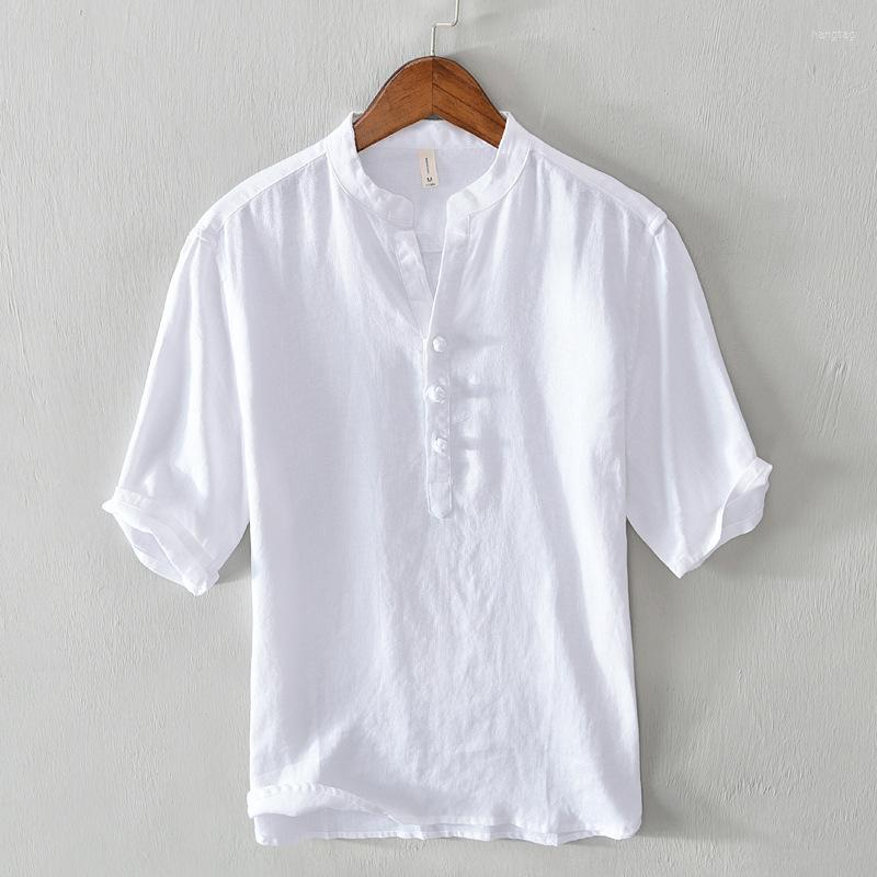 Men's T Shirts Chinese Style Brand Linen Mens Fashion Loose Thin Stand Collar Tshirt Clothing Button Breathable Tops, Khaki
Men's T Shirts Chinese Style Brand Linen Mens Fashion Loose Thin Stand Collar Tshirt Clothing Button Breathable Tops, Khaki