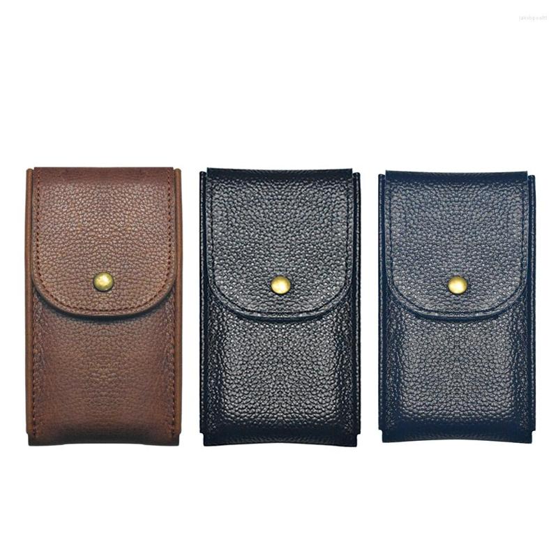 Watch Boxes Leather Travel Storage Pouch Holder Wristwatch Protect Case
